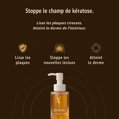 Stoppe le champ de kératose