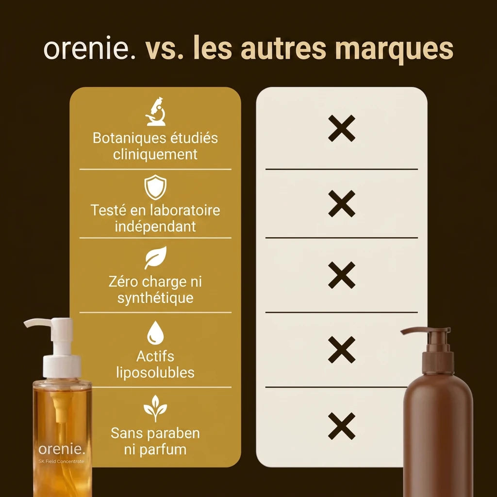 Orenie vs les autres marques