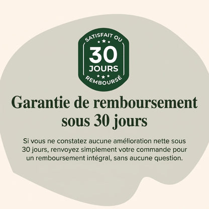 Garantie de remboursement 30 jours