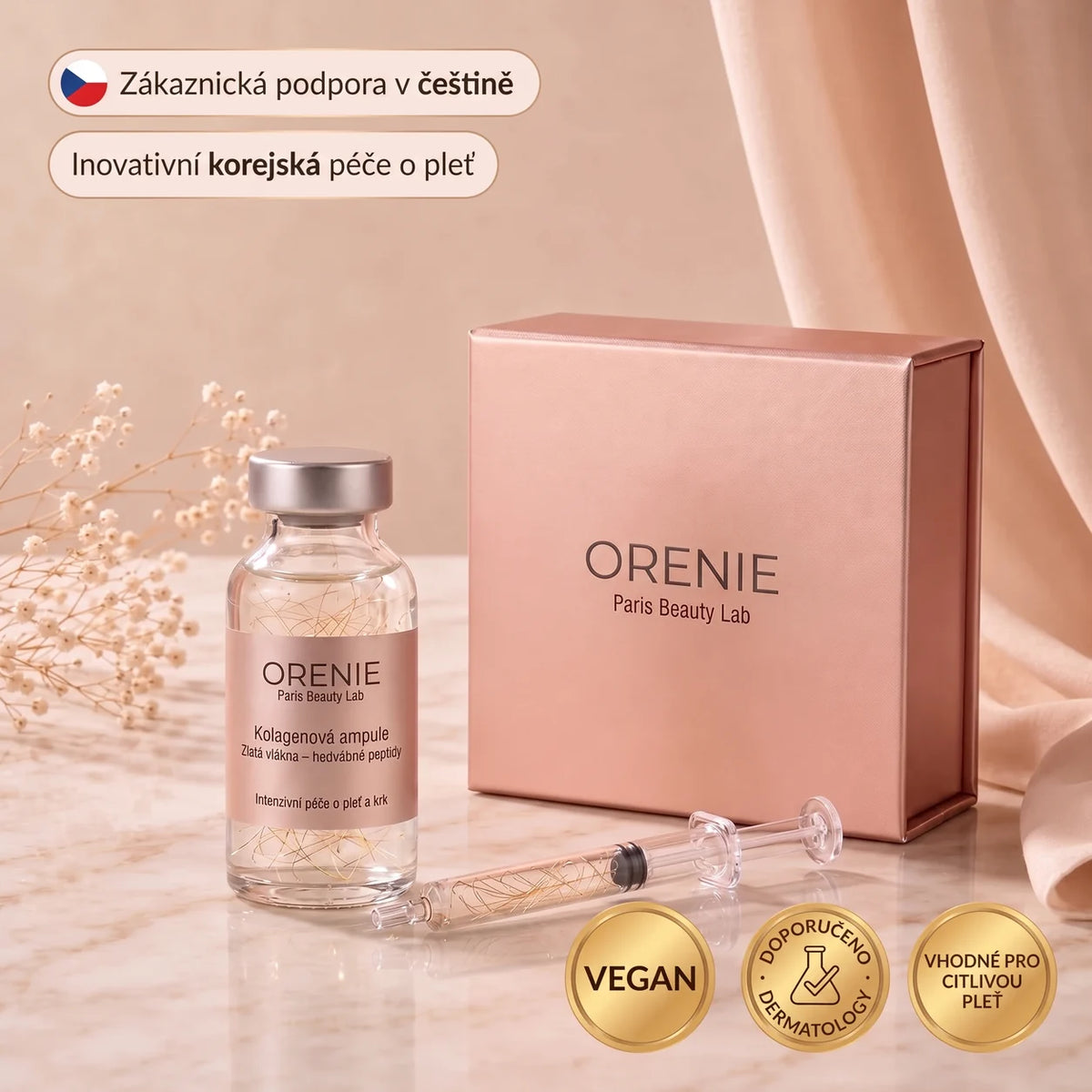 Sérum Orenie s hedvábnými peptidy