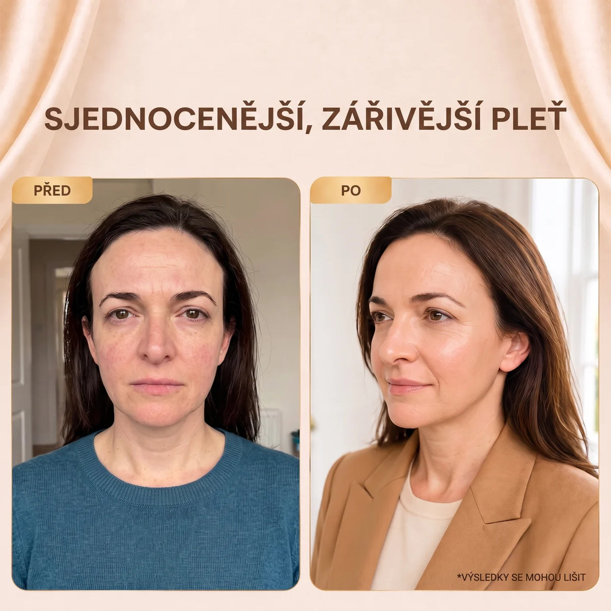 Sjednocenější, zářivější pleť
